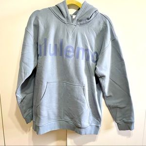 Lululemon All Yours Hoodie size 12 Chambray color EUC